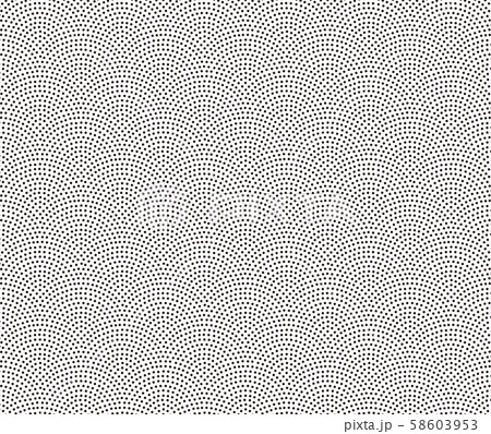 シームレス パターン【鮫小紋】 58603953