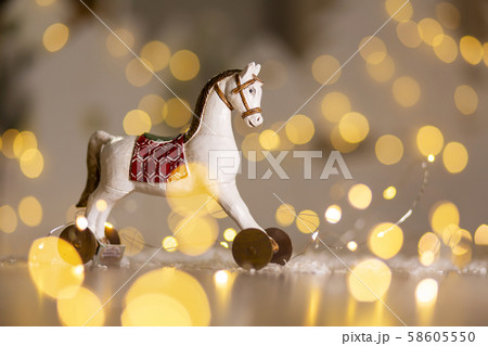 Decorative figurines of a Christmas theme. 58605550