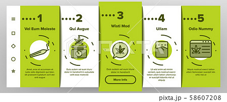 Rasta Shop Onboarding Vector Icons Set Rasta Shop Onboarding Vector Icons Set 58607208
