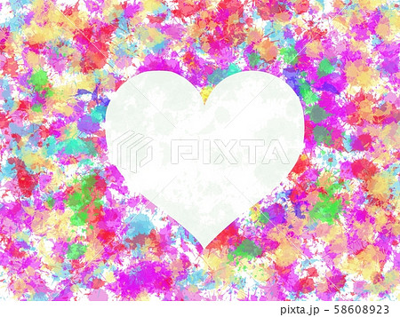 love frame with copy space love frame with copy space 58608923
