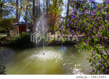 Fountain in park of Perpignan France. Fountain in park of Perpignan France. 58612083