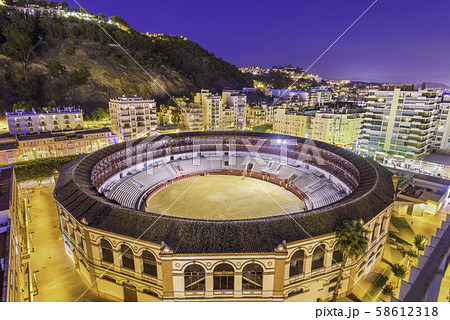 Malaga, Spain old town 58612318