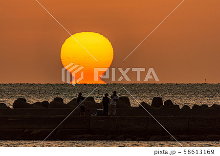 だるま夕日 だるま夕日 58613169