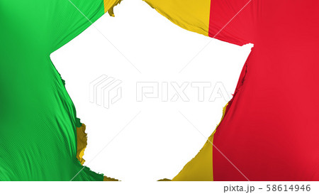 Cracked Mali flag 58614946