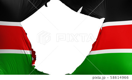 Cracked Kenya flag Cracked Kenya flag 58614966