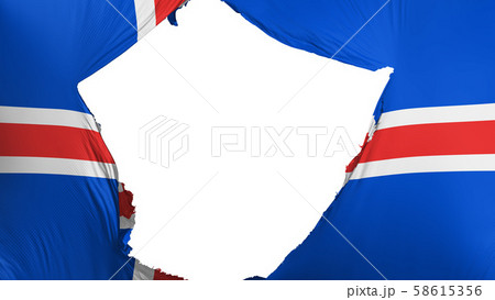 Cracked Iceland flag Cracked Iceland flag 58615356