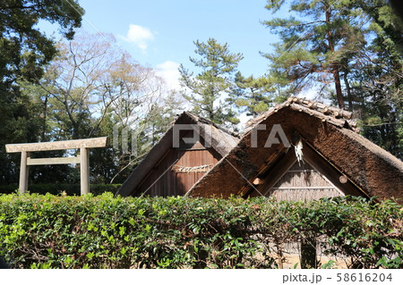 御塩殿神社の御塩焼所と御塩汲入所 御塩殿神社の御塩焼所と御塩汲入所 58616204
