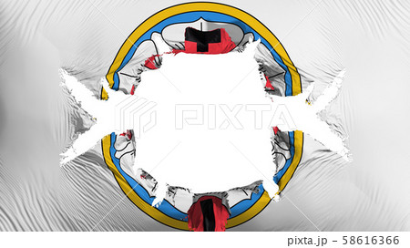 Lutheran Rose flag with a big hole Lutheran Rose flag with a big hole 58616366