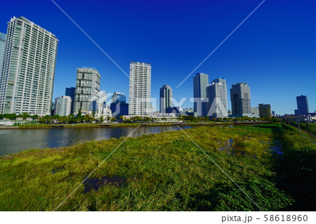 都市風景　横浜ポートサイド 58618960