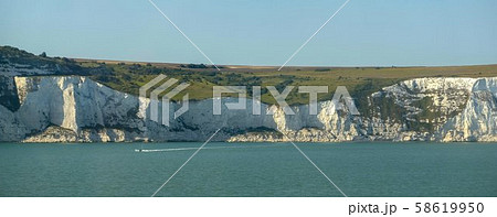View at white cliffs of Dover, grass, trees and View at white cliffs of Dover, grass, trees and 58619950