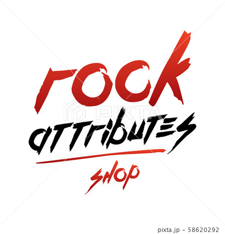 Vector logo for rock shop paraphernalia and Vector logo for rock shop paraphernalia and 58620292