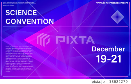 Conference design template. Business background. 58622279