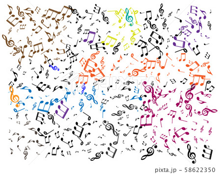 Music Notes Symbols Vector illustration Music Notes Symbols Vector illustration 58622350