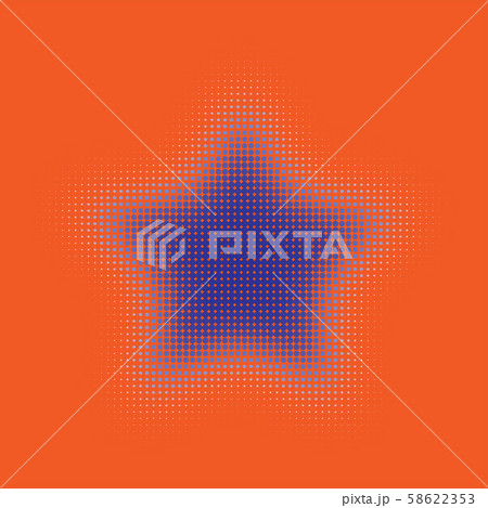 Halftone Star Vector illustration eps 10 58622353