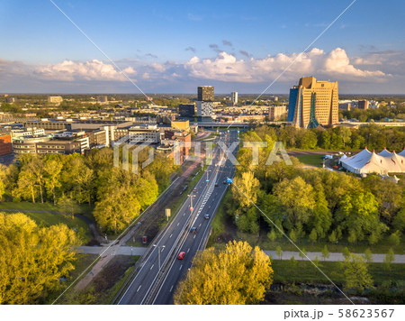 View over Groningen west View over Groningen west 58623567