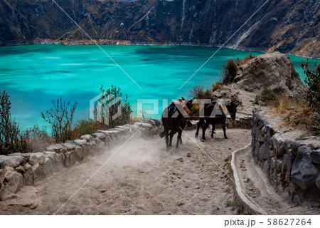 The Quilotoa Volcano in Ecuador 58627264