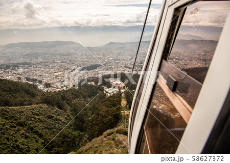 Skyline of Quito from the teleferico 58627372