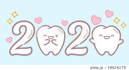 cartoon tooth hold 2020 58628279