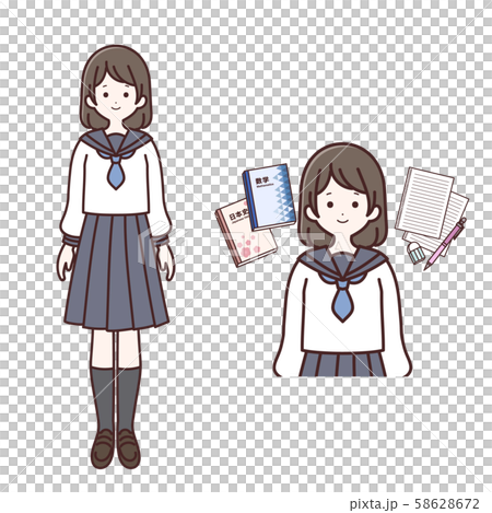 長袖女學生 長袖女學生 58628672