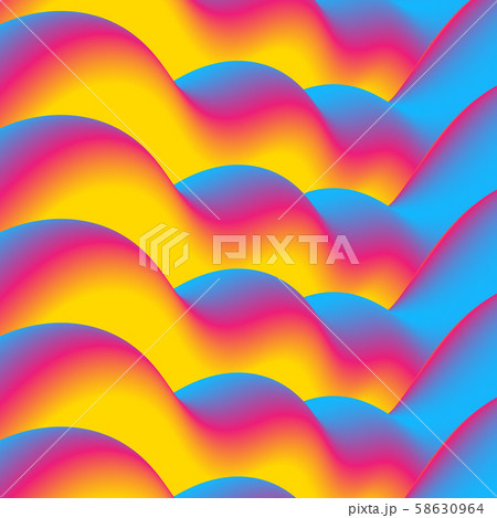 Colorful gradient 3d liquid dynamic waves Colorful gradient 3d liquid dynamic waves 58630964