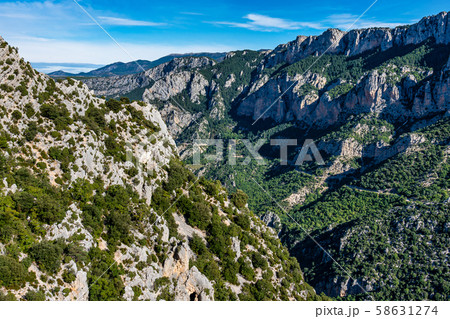 Verdon Gorge, Gorges du Verdon in French Alps, Provence, France Verdon Gorge, Gorges du Verdon in French Alps, Provence, France 58631274