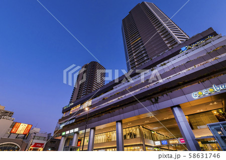 国分寺駅北口の夜景 国分寺駅北口の夜景 58631746