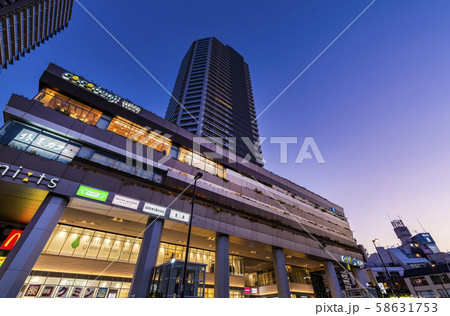 国分寺駅北口の夜景 国分寺駅北口の夜景 58631753