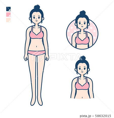 simple underwear woman_Smile simple underwear woman_Smile 58632015