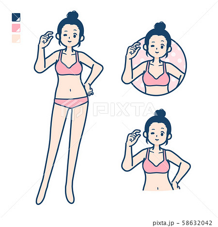 simple underwear woman_Just a bit simple underwear woman_Just a bit 58632042