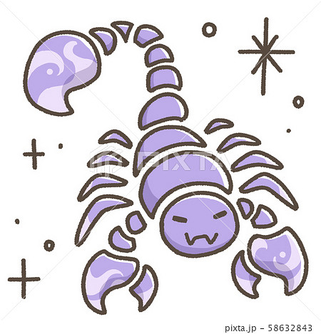 蠍座のイラスト素材