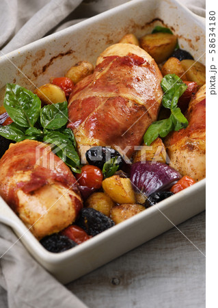 Prosciutto Chicken Breast Prosciutto Chicken Breast 58634180