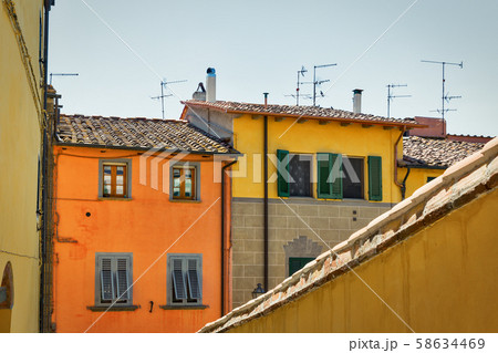 Montopoli in Val d'Arno ancient architecture. 58634469
