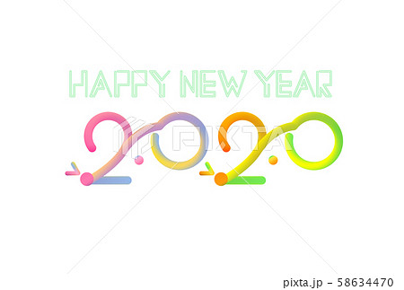 2020ねずみ_ネオン2 58634470