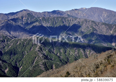 丹沢 大山から丹沢山地 58639075