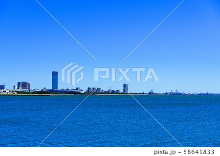 幕張新都心　日本　千葉　幕張　海浜幕張　幕張新都心　都市風景　ベイサイド　都市　ベイタウン　茜浜 58641833