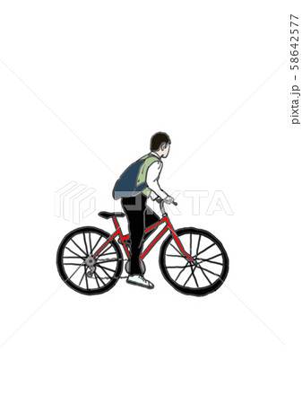 自転車のイラスト素材