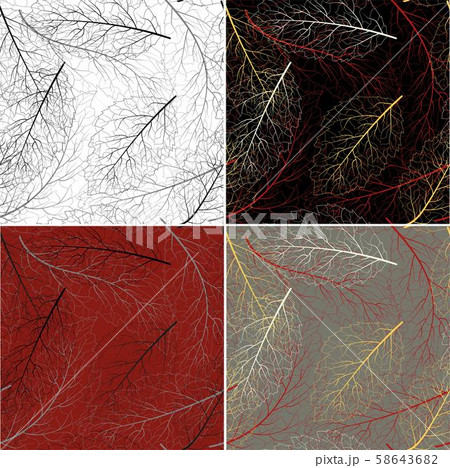Autumn leaves background, great design for any purposes. Pattern with red autumn leaves background 58643682