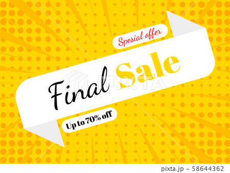 Final Sale poster design template Final Sale poster design template 58644362