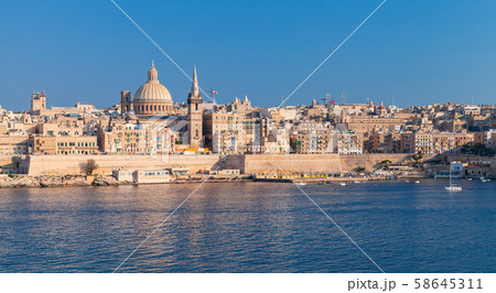Valletta, Malta. Panoramic view Valletta, Malta. Panoramic view 58645311