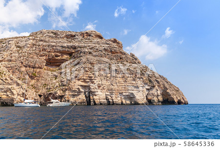 Scenic coastal landscape of Malta 58645336