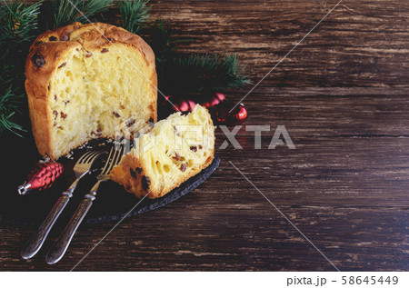 Traditional Italian Christmasccake Panettone 58645449