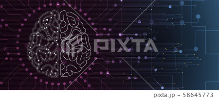 Quantum processing. Deep learning artificial 58645773