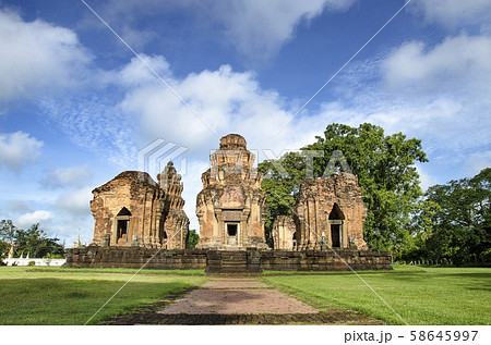 Prasat Sikhoraphum ,Castle Rock temple in Surin, Prasat Sikhoraphum ,Castle Rock temple in Surin, 58645997