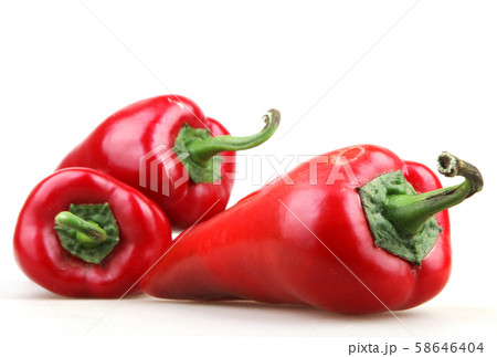 paprika isolated on white 58646404
