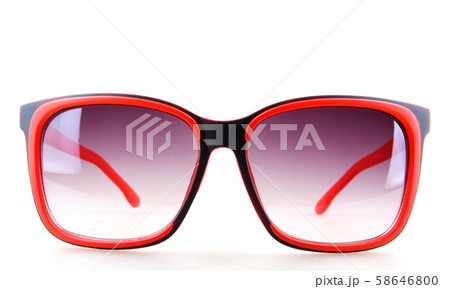 red sunglasses isolated on white red sunglasses isolated on white 58646800