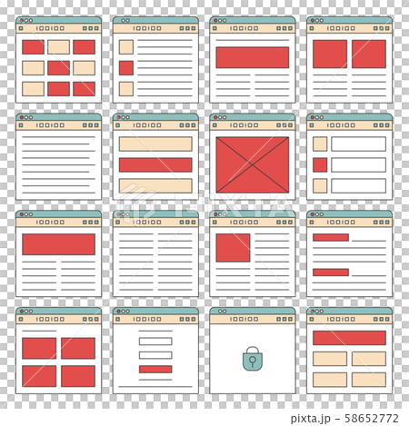 Website map template 58652772