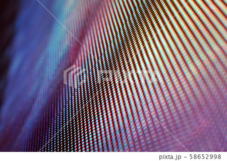 CloseUp LED blurred screen. LED soft focus CloseUp LED blurred screen. LED soft focus 58652998