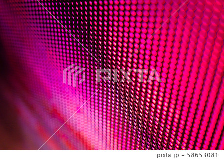 CloseUp LED blurred screen. LED soft focus CloseUp LED blurred screen. LED soft focus 58653081