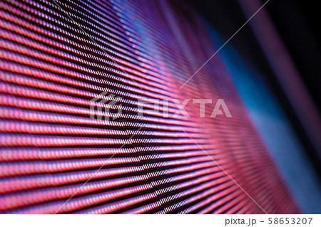 CloseUp LED blurred screen. LED soft focus 58653207