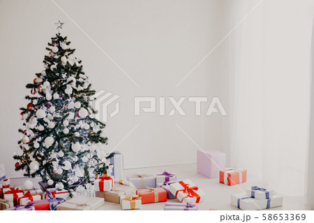 Christmas Decor white room new year tree gifts Christmas Decor white room new year tree gifts 58653369